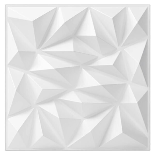 3d wall panel diamond design white 3D Wall Panel Diamond Design White Color