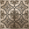 3D CEILING METALLIC COFFEE FRONT VIEW - Shortcut Ceiling Panels by Exclusive Corner - Metallic Coffee Floral Design | 60 x 60 cm ( 2 x 2 ft)