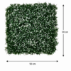 Grass Tiles by Vertical Garden - Silver Mist | 50 x 50 cm