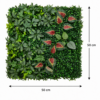 Grass Tiles by Vertical Garden - Tropical Luxe | 50 x 50 cm
