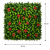 Grass Tiles by Vertical Garden - Scarlett Bloom | 50 x 50 cm