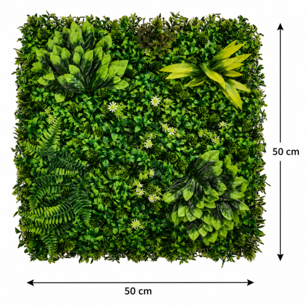 Grass Tiles by Vertical Garden - Tropic Green | 50 x 50 cm