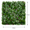 ChatGPT Image Jul 8, 2026, 06_08_00 PM Grass Tiles by Vertical Garden - Pearl Blossom | 50 x 50 cm