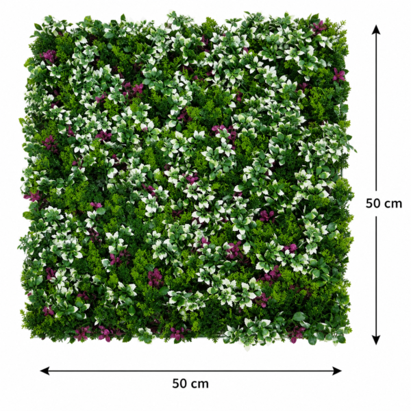 ChatGPT Image Jul 8, 2026, 06_08_00 PM Grass Tiles by Vertical Garden - Pearl Blossom | 50 x 50 cm
