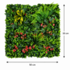 ChatGPT Image Jul 8, 2026, 06_10_45 PM Grass Tiles by Vertical Garden - Rainforest Luxe | 50 x 50 cm