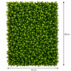 Grass Tiles by Vertical Garden - Velvet Leaf | 40 x 60 cm