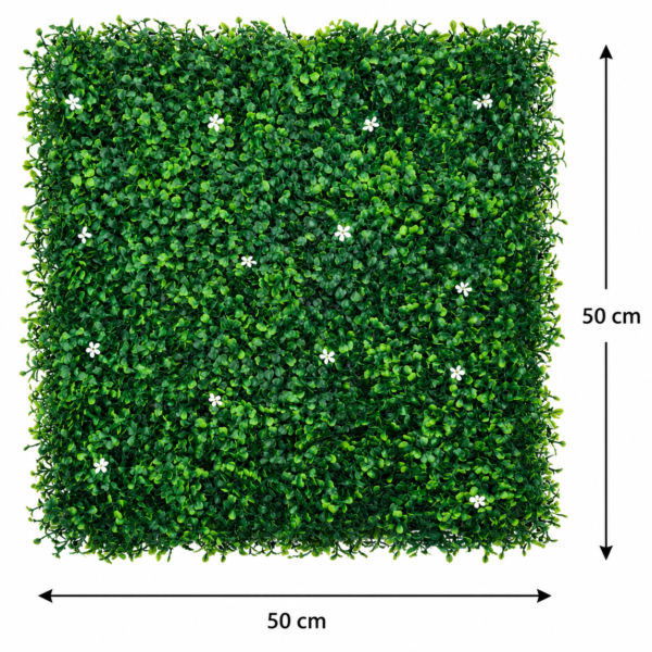 ChatGPT Image Jul 9, 2026, 02_10_21 PM Grass Tiles by Vertical Garden - Mini Leaf Meadow | 50 x 50 cm