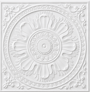 ChatGPT Image Jun 27, 2026, 01_02_23 PM Ceiling Panels by Exclusive Corner - Matt White Medallion Design | 60 x 60 cm ( 2 x 2 ft)