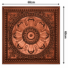 Ceiling Panels by Exclusive Corner - Red Copper Medallion Design | 60 x 60 cm ( 2 x 2 ft)