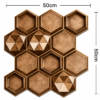 ChatGPT Image Jun 27, 2026, 01_57_05 PM 3D Self Adhesive Wall Panels - Gold Copper Rust Hexalux Design | 50 x 50 cm