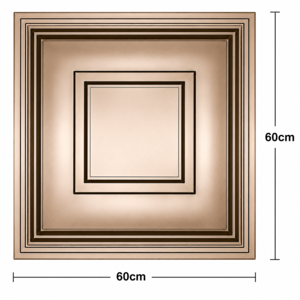 ChatGPT Image Jun 27, 2026, 11_48_28 AM Ceiling Panels by Exclusive Corner - Metallic Coffee Quadric Design | 60 x 60 cm ( 2 x 2 ft)