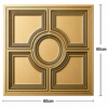 Ceiling Panels by Exclusive Corner - Champagne Gold Geometric Design | 60 x 60 cm ( 2 x 2 ft)