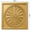 Ceiling Panels by Exclusive Corner - Champagne Gold Radial Design | 60 x 60 cm ( 2 x 2 ft)