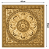 ChatGPT Image Jun 27, 2026, 12_59_30 PM Ceiling Panels by Exclusive Corner - Champagne Gold Medallion Design | 60 x 60 cm ( 2 x 2 ft)