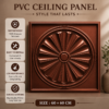 Ceiling Panels by Exclusive Corner - Red Copper Radial Design | 60 x 60 cm ( 2 x 2 ft)