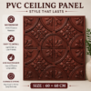 ChatGPT Image Jun 29, 2026, 04_38_20 PM Ceiling Panels by Exclusive Corner - Red Copper Floral Design | 60 x 60 cm ( 2 x 2 ft)