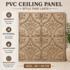 ChatGPT Image Jun 29, 2026, 04_40_59 PM Ceiling Panels by Exclusive Corner - Metallic Coffee Floral Design | 60 x 60 cm ( 2 x 2 ft)