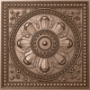 D-123 M. COFFEE Ceiling Panels by Exclusive Corner - Metallic Coffee Medallion Design | 60 x 60 cm ( 2 x 2 ft)