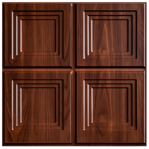 3D Self Adhesive Wall Panels - Wooden Royal Frame Design | 50 x 50 cm
