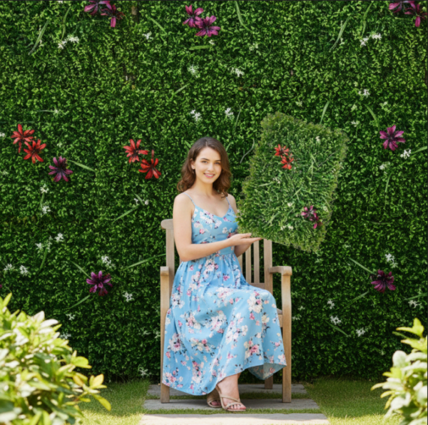 PC 1 500 M05 Grass Tiles by Vertical Garden - Blossom Meadow | 40 x 60 cm