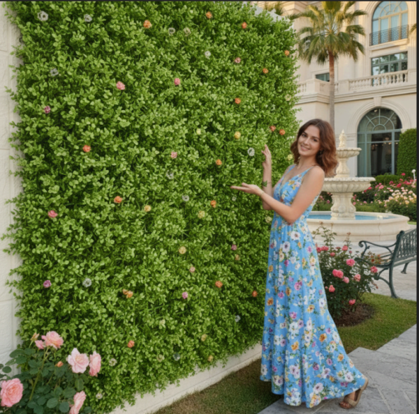PC 1 500 M14 Grass Tiles by Vertical Garden - Emerald Bloom | 40 x 60 cm