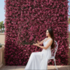 PC 109 1000 1 BA Grass Tiles by Vertical Garden - Royal Burgundy Hedge | 50 x 50 cm