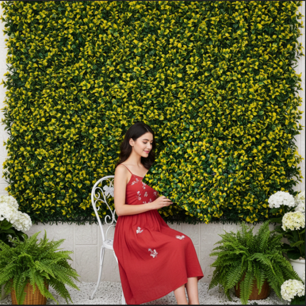PC 109 1000 4 BC Grass Tiles by Vertical Garden - Golden Leaf | 50 x 50 cm