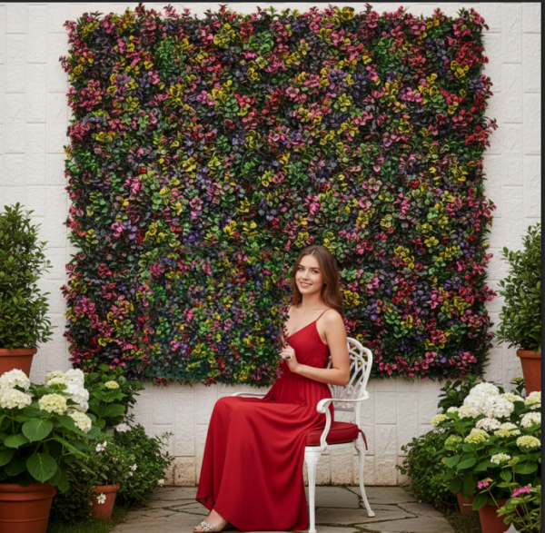 Grass Tiles by Vertical Garden - Rainbow Garden | 50 x 50 cm