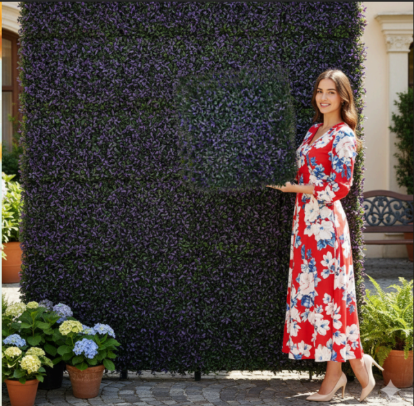 PC 138 900 1 AA Grass Tiles by Vertical Garden - Midnight Purple | 50 x 50 cm