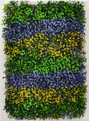 PC5 600 STRIPE Grass Tiles by Vertical Garden - Lavender Gold | 40 x 60 cm