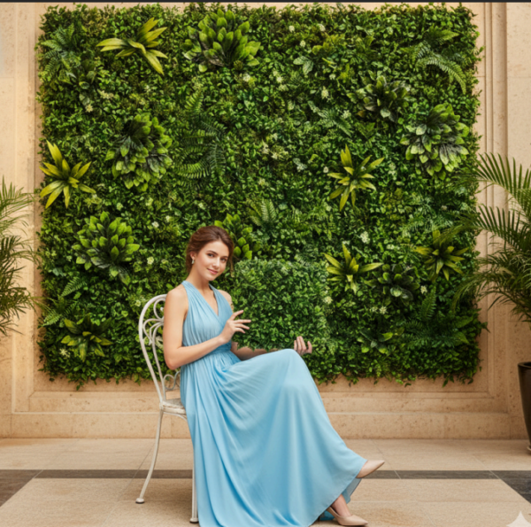 Grass Tiles by Vertical Garden - Tropic Green | 50 x 50 cm