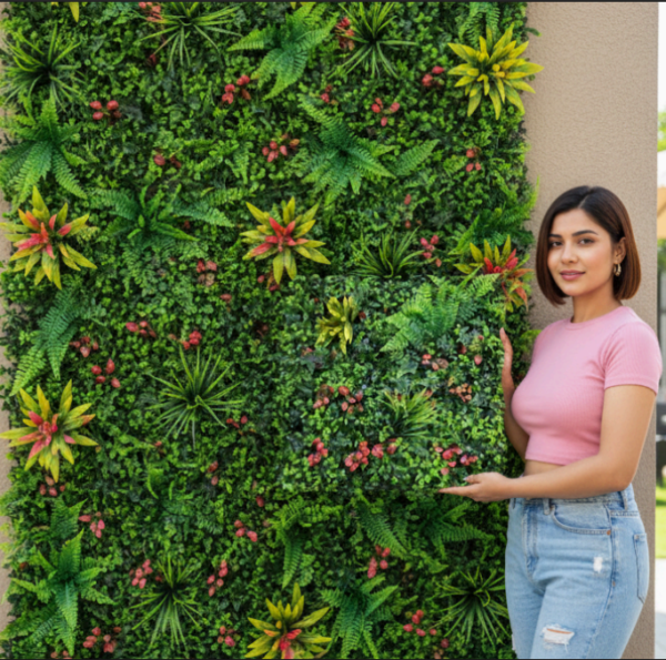 S 09 Grass Tiles by Vertical Garden - Rainforest Luxe | 50 x 50 cm
