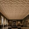 Ceiling Panels by Exclusive Corner - Metallic Coffee Geometric Design | 60 x 60 cm ( 2 x 2 ft)