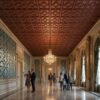 Ceiling Panels by Exclusive Corner - Red Copper Geometric Design | 60 x 60 cm ( 2 x 2 ft)