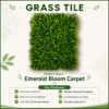 emerald bloom Grass Tiles by Vertical Garden - Emerald Bloom | 40 x 60 cm