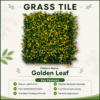 golden leaf Grass Tiles by Vertical Garden - Golden Leaf | 50 x 50 cm