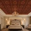 Ceiling Panels by Exclusive Corner - Red Copper Medallion Design | 60 x 60 cm ( 2 x 2 ft)