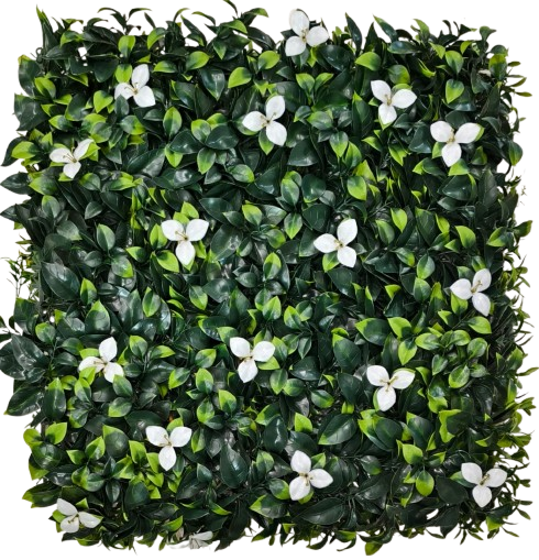 ivory blossom Grass Tiles by Vertical Garden - Ivory Blossom | 50 x 50 cm