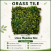 olive meadow mic Grass Tiles by Vertical Garden - Olive Meadow | 50 x 50 cm