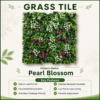 pearl blossom Grass Tiles by Vertical Garden - Pearl Blossom | 50 x 50 cm