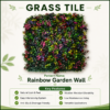 Grass Tiles by Vertical Garden - Rainbow Garden | 50 x 50 cm