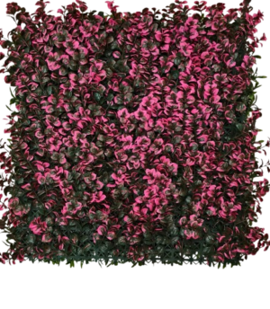 Grass Tiles by Vertical Garden - Royal Burgundy Hedge | 50 x 50 cm