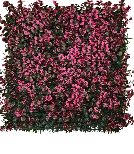 royal burgundy headge Grass Tiles by Vertical Garden - Royal Burgundy Hedge | 50 x 50 cm