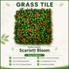 Grass Tiles by Vertical Garden - Scarlett Bloom | 50 x 50 cm